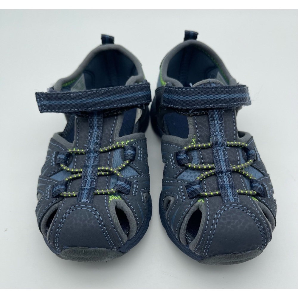 Merrell Hydro Hiker Jr Sandals Toddler Leather Hook & Loop Closure Outdoor Sz 7